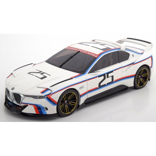 Macheta auto BMW 3.0 CSL Coupe Team BMW MotorSport M Power #25 Hommage R, 1:18 Norev Dealer Edition
