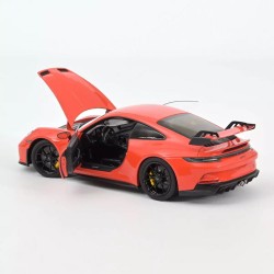 Macheta auto Porsche 911 GT3 2021 Orange, 1:18 Norev