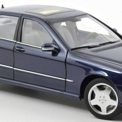 Macheta auto Mercedes-Benz S-class S55 AMG 2000 albastru, 1:18 Norev
