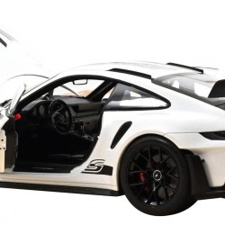 Macheta auto Porsche 911 GT3 RS 2022 alb, 1:18 Norev