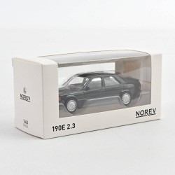 Macheta auto Mercedes Benz 190E 2.3 16 1984 negru, 1:43 Norev