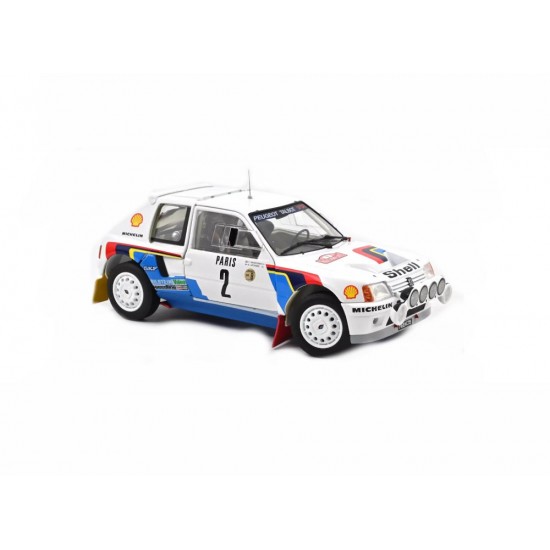 Macheta auto Peugeot 205 T16 1985 Monte-Carlo Rally #2 Ari Vatanen, 1:18 Norev
