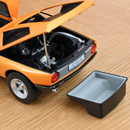 Macheta auto Mercedes-Benz C111/II, 1970, portocalie, 1:18, Norev