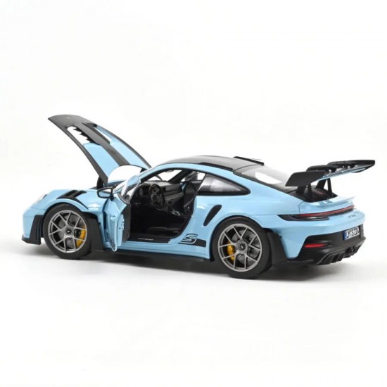 Macheta auto Porsche 911 GT3 RS, 2022, Gulf Blue, 1:18, Norev