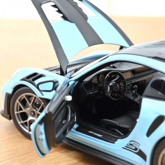 Macheta auto Porsche 911 GT3 RS, 2022, Gulf Blue, 1:18, Norev