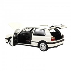 Macheta auto Volkswagen Golf GTI, 1996, Candy White, 1:18, Norev