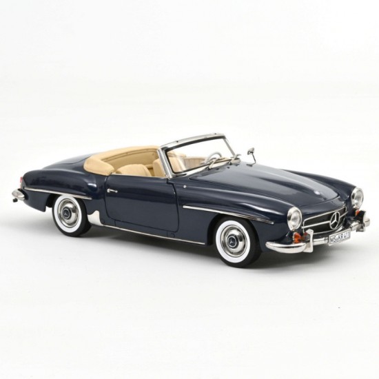Macheta auto Mercedes-Benz 190 SL, 1957, Middle Blue, 1:18, Norev