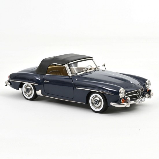 Macheta auto Mercedes-Benz 190 SL, 1957, Middle Blue, 1:18, Norev