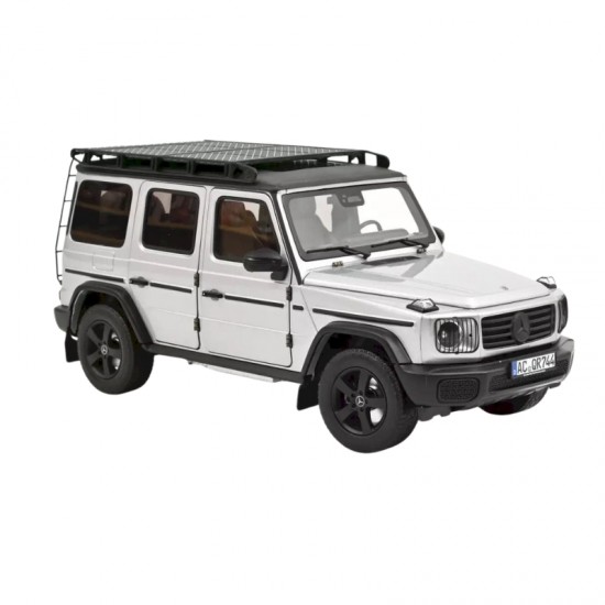 Macheta auto Mercedes-Benz G-Class, 2024, Iridium Silver, 1:18, Norev
