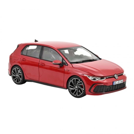 Macheta auto VW Golf GTI, 2020, Tornado Red, 1:18, Norev