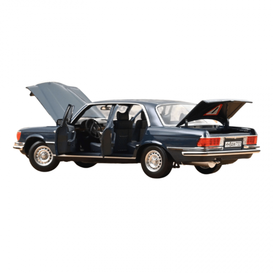 Macheta auto Mercedes-Benz 350 SEL (W116), Hansa Blue, 1979, 1:18, Norev