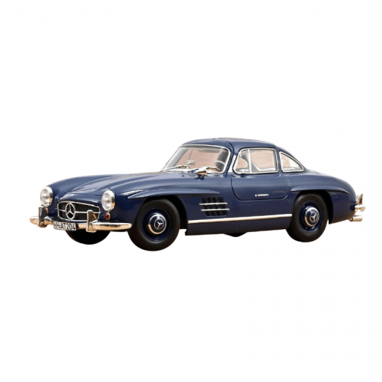 Macheta auto Mercedes-Benz 300 SL (W198) Gullwing, Blue, 1954, 1:18, Norev