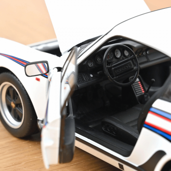 Macheta auto Porsche 911 (930) Turbo 3.3, White Martini, 1980, 1:18, Norev