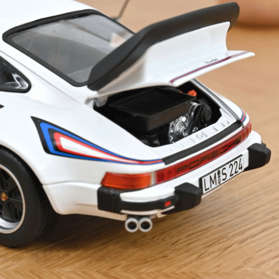 Macheta auto Porsche 911 (930) Turbo 3.3, White Martini, 1980, 1:18, Norev