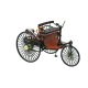 Macheta auto Benz Patent Motorwagen, Verde, 1886, 1:18, Norev