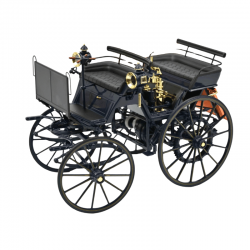 Macheta auto Daimler Motorkutsche, Albastra, 1886, 1:18, Norev