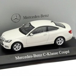 Macheta auto Mercedes Benz C-Class Coupe (C204) alb, 1:43 Norev