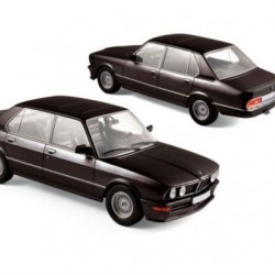 Macheta auto BMW 535i (1980) 1:18 negru Norev