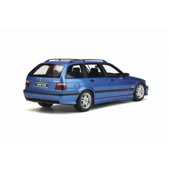 Macheta auto BMW E36 Touring 328I M Pack albastra 1997, LE 4000 pcs, 1:18 Otto