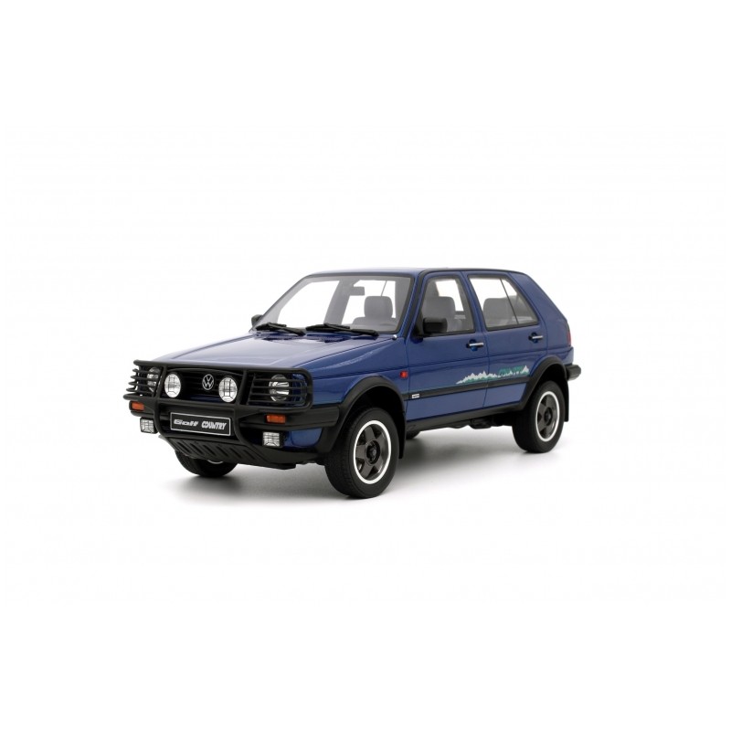 PRECOMANDA: Macheta auto Volkswagen Golf II Country albastru 1990 LE 3000pcs, OT973, 1:18 Otto Models