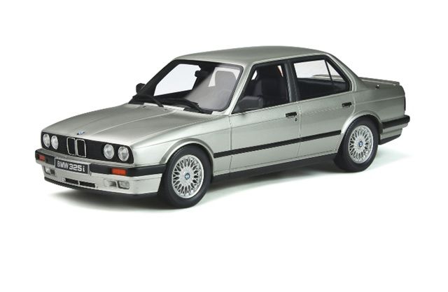  325i E30 silverミニカー Otto mobile 1/18 Macheta auto BMW E30 325i Sedan gri OT912, 1:18 Otto Models