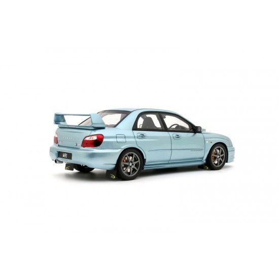 Macheta auto Subaru Impreza WRX Sti WR1 P.Solberg Edition, Ice Blue Metallic, 2003, LE 2000pcs, OT1114, 1:18, Otto Models