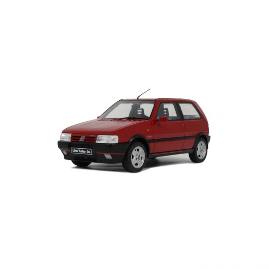 Macheta auto Fiat Uno Turbo, Rosso racing, 1990, OT487, 1:18, Otto Models