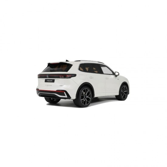 Macheta auto Volkswagen Tiguan E TSI R-Line, Oryx White Pearl L0K1, 2024, 1:18, OT1219, Otto Models