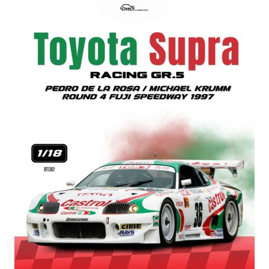 Macheta auto Toyota Supra Racing GR.5, White, Pedro De La Rosa/ Michael Krumm Round  4 Fuji Speedway 1997, OT1362, 1:18, Otto Models