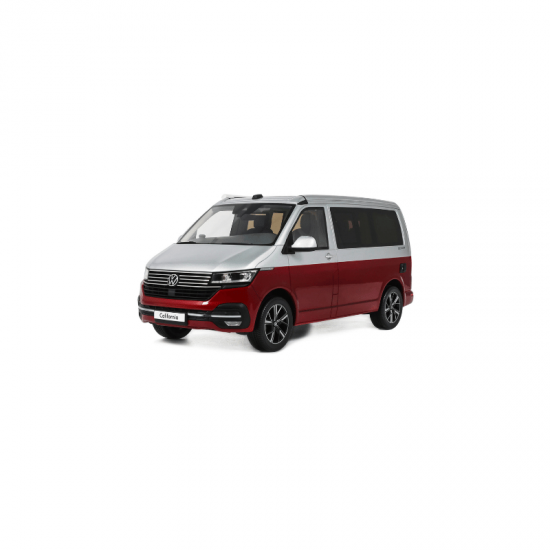 PRECOMANDA : Macheta auto Volkswagen T6.1 California Ocean, Fortana red & Refelx Silver, 2021, 1:18, OT1342, Otto Models