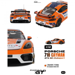 PRECOMANDA : Macheta auto Porsche 718 Cayman GT4 ClubSport E. Heyerdahl / N. Maloy GT4 European Series, 2024, OT1235, 1:18, Otto Models
