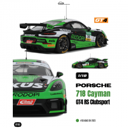 PRECOMANDA : Macheta auto Porsche Cayman 718 GT4 RS Clubsport, Black, #30 Adac GT4, 2023, 1:18, OT1193, Otto Models