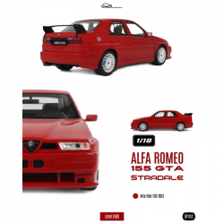 PRECOMANDA : Macheta auto Alfa Romeo 155 GTA Stradale, Alfa Red 130, 1993, 1:18, OT1132, Otto Models 