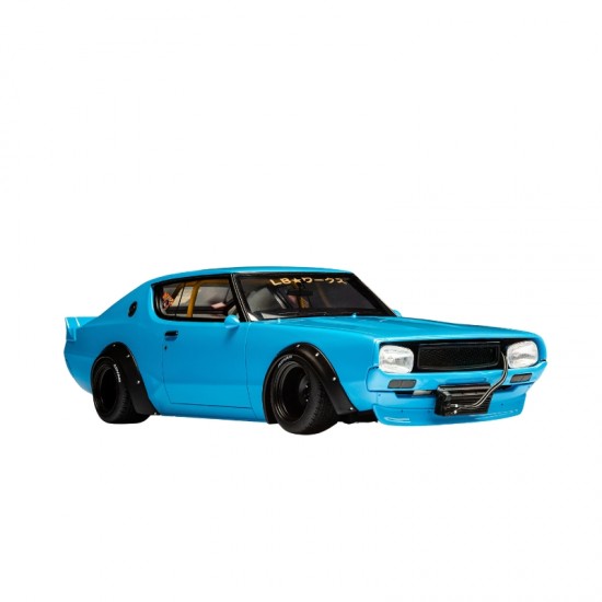Macheta auto Nissan Skyline 2000 GT-R KPGC110 by LB-WORKS, Blue, 2024, OT1210, 1:18, Otto Models
