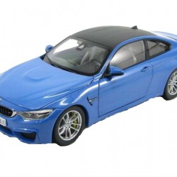 Macheta auto BMW M4 (F82) Coupe 2014 albastru, 1:18 Paragon
