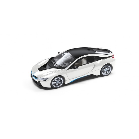 Macheta auto BMW i8 Crystal alb 2014, 1:43 Paragon