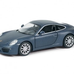 Macheta auto Porsche 911 Carrera s albastru mat  5 inch, 1:32-36 RMZ City