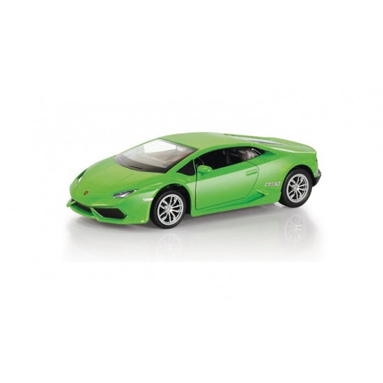 Macheta auto Lamborghini Huracan LP610-4 verde 5 inch, 1:32-36 RMZ City