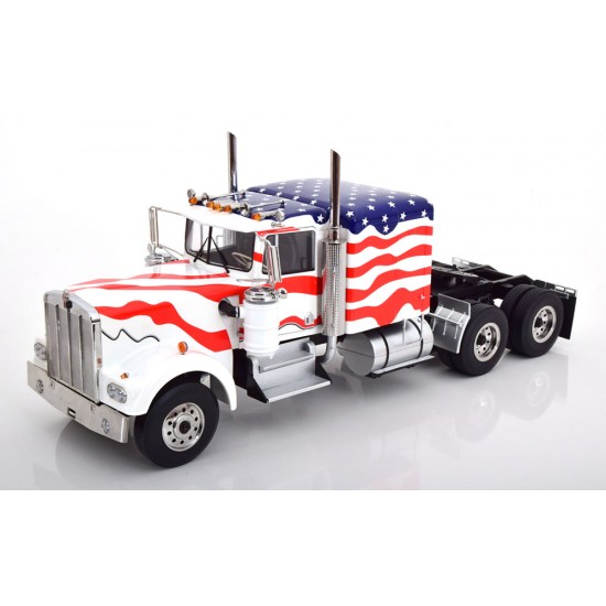 Macheta camion Kenworth W900 Stars & Stripes, 1:18, Road Kings