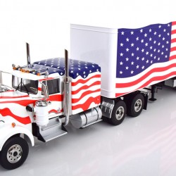 Macheta camion Remorca Stars & Stripes, 1:18, Road Kings