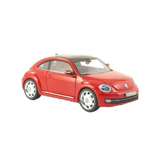 Macheta auto Volkswagen Beetle rosu 2014, 1:43 Schuco