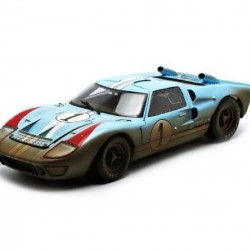 Macheta auto Ford GT-40 MK II #1 finish line Shelby 1966, 1:18 Shelby Collectibles