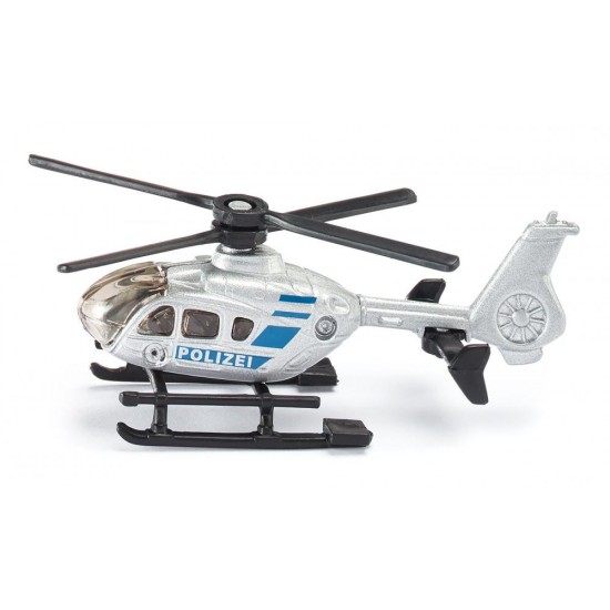 Macheta Elicopter Politie gri 8cm, Siku 0807