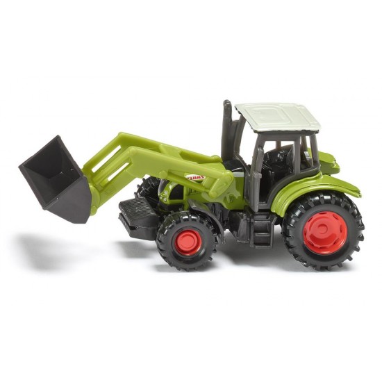 Macheta Tractor Claas Ares incarcator frontal 8cm, Siku 1335