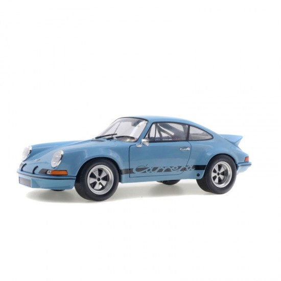 Macheta auto Porsche 911 RSR 2,8 GULF albastru 1973, 1:18 Solido