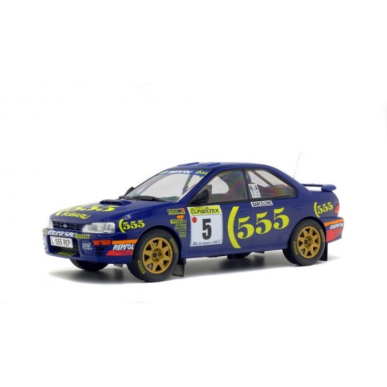 Macheta auto Subaru IMPREZA MONTE CARLO C.Sainz #5 1995 LE 1500pcs, 1:18 Solido
