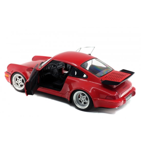 Macheta auto Porsche 911 3.8 RS rosu 1990 , 1:18 Solido
