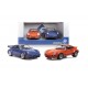 Macheta auto Porsche Pack 911 RSR orange & 964 RS bleu, 1:18 Solido