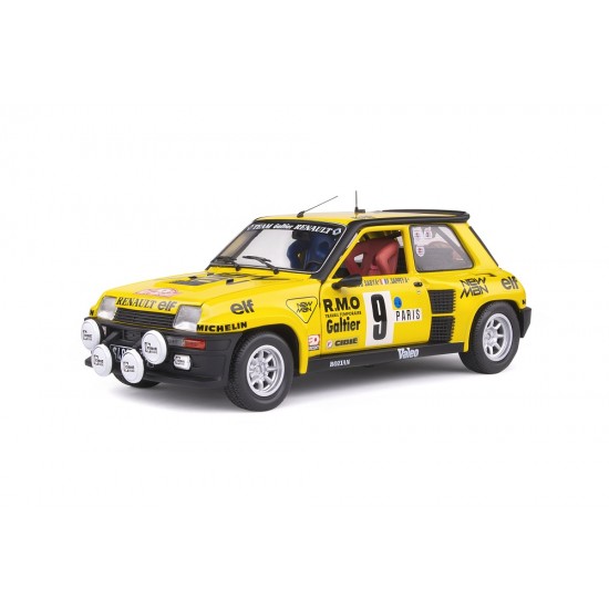 Macheta auto Renault 5 Turbo Rally Monte Carlo 1982 #9 B.Saby, 1:18 Solido