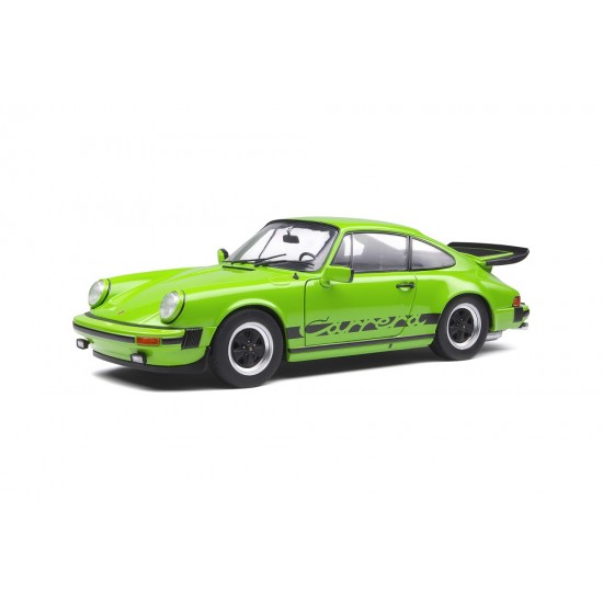 Macheta auto Porsche 911 Carrera 3.2 verde, 1:18 Solido